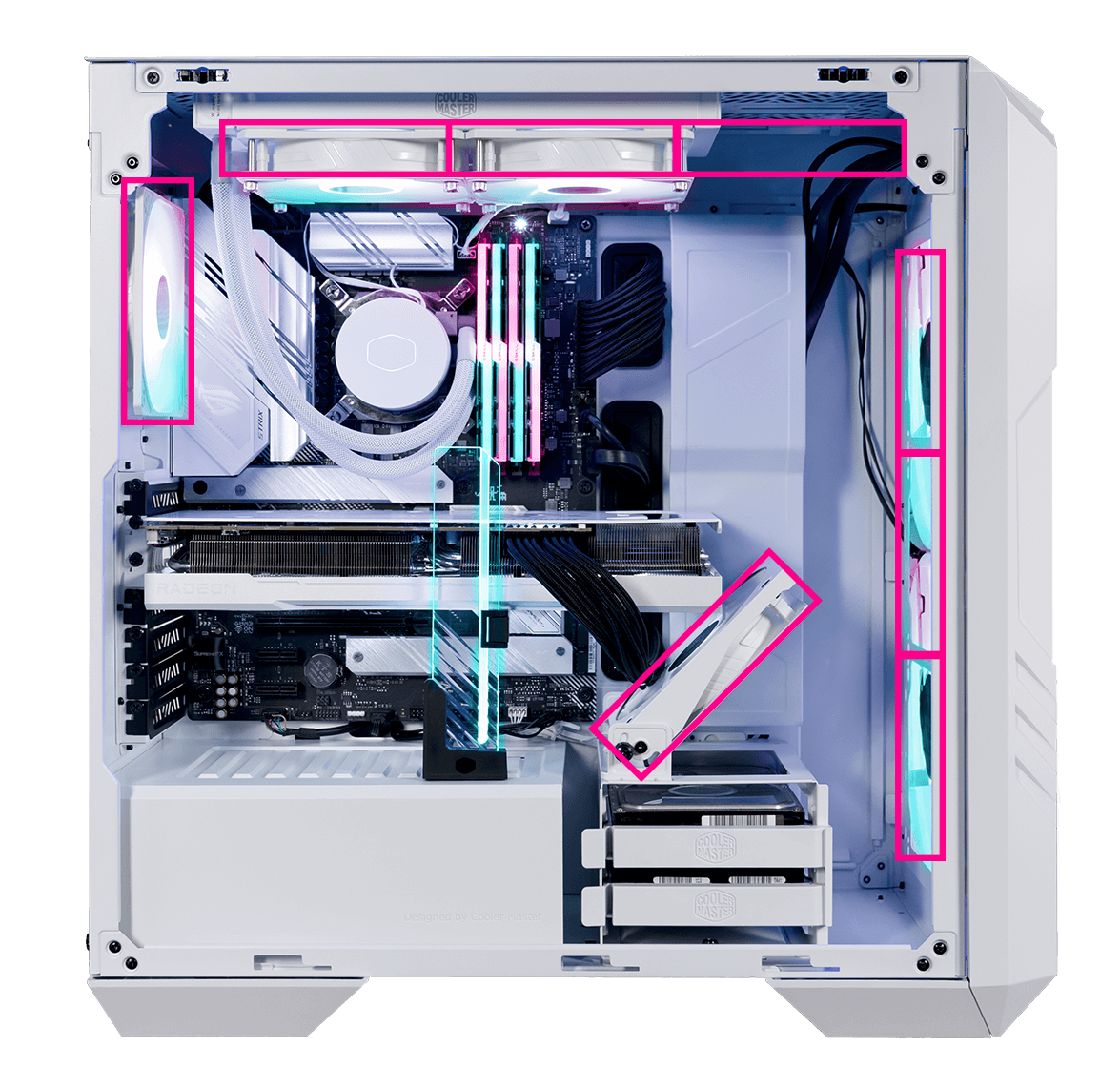 HAF 500 / HAF 500 White｜Cooler Master｜株式会社アユート PCパーツ